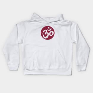 Sacred Spiritual Awakening Om Symbol Kids Hoodie